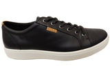 ECCO Mens Soft 7 Comfortable Leather Casual Lace Up Sneakers Shoes