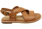 Sofft Nadia Womens Leather Sandals With Comfortable Footbed