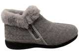 Scholl Orthaheel Dahlia II Womens Comfort Supportive Boot Indoor Slippers