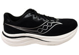 Saucony Mens Ride 19 Comfortable Wide Fit Athletic Shoes Black Silver