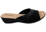 Campesi Sharni Womens Brazilian Slides Sandals With Massage Footbed