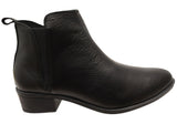 Cabello Comfort EG213 Womens Leather European Low Heel Ankle Boots