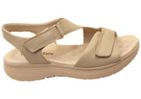 Comfortflex Darla Womens Leather Sandals With Comfortable Footbed