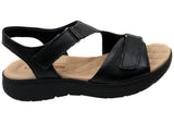 Comfortflex Darla Womens Leather Sandals With Comfortable Footbed