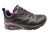 Skechers Womens Tres Air Uno Modern Aff Air Comfortable Shoes