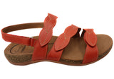 Scholl Orthaheel Able Womens Leather Comfortable Supportive Sandals