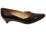 Donna Velenta Tamsin Womens Comfortable Leather Low Heel Shoes