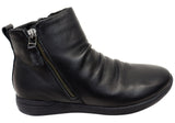 Scholl Orthaheel Nina II Womens Comfort Supportive Leather Ankle Boots