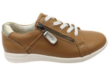 Scholl Orthaheel Womens Leather Comfortable North Sneakers Shoes