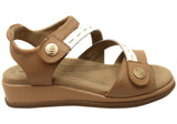 Homyped Magnolia Strap Sandal Womens Comfort Wide Fit Leather Sandals