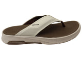 Pegada Lachlan Mens Comfortable Leather Thongs Sandals Made In Brazil