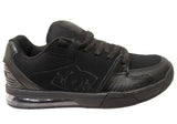 DC Shoes Mens Comfortable Leather Versatile Shoes Black Black