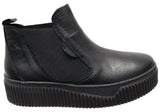 Orizonte Maeva Womens European Comfortable Leather Ankle Boots