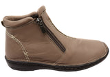 Orizonte Luna Womens European Comfort Leather Ankle Boots
