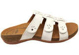Scholl Orthaheel Andrea Womens Comfortable Supportive Slides Sandals