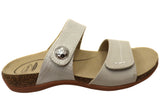 Scholl Orthaheel Alisa Womens Comfortable Supportive Slides Sandals