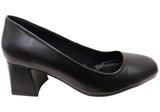 Orizonte Menalla Womens European Comfortable Leather Heels