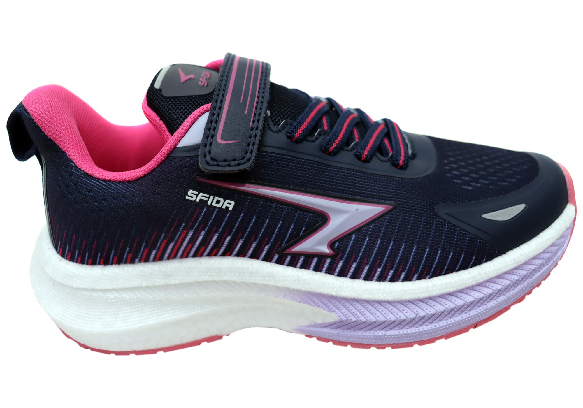 Sfida Zephyr Kids Girls Adjustable Strap Athletic Shoes
