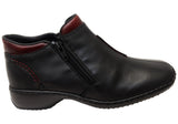 Rieker L3882 Womens Comfortable Leather Ankle Boots