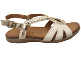 Orizonte Petalstride Womens Comfortable European Leather Sandals