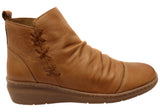 Cabello Comfort Perry Womens European Comfortable Leather Boots
