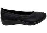 Scholl Orthaheel Womens Comfortable Kaylee Slip On Ballet Flat Shoes