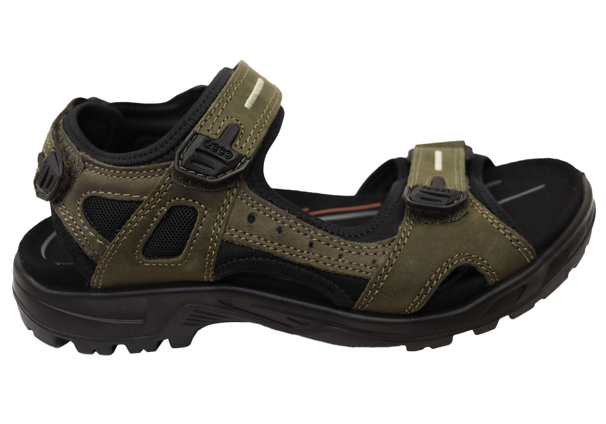 ECCO Mens Offroad Comfortable Leather Adjustable Sandals
