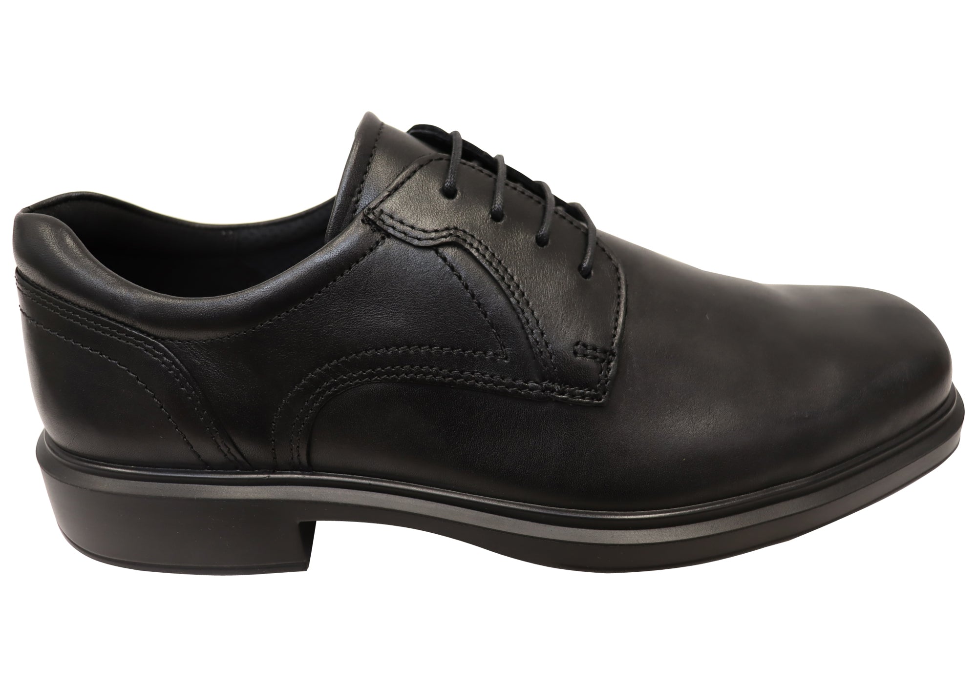 ECCO Mens Helsinki Mens Plain Derby Comfortable Leather Dress Shoes