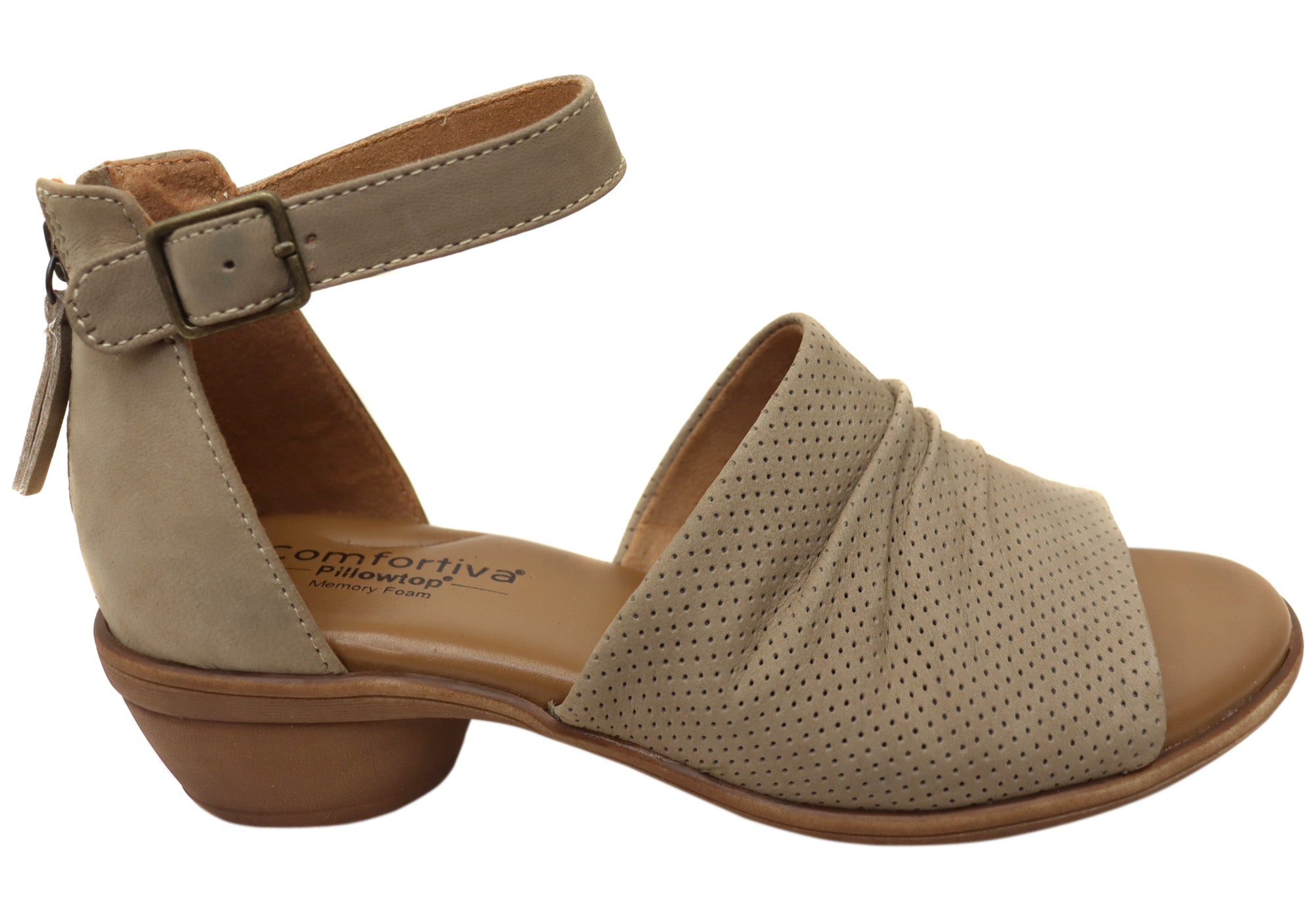 Comfortiva Newnan Womens Wide Fit Leather Sandals – Brand House Direct