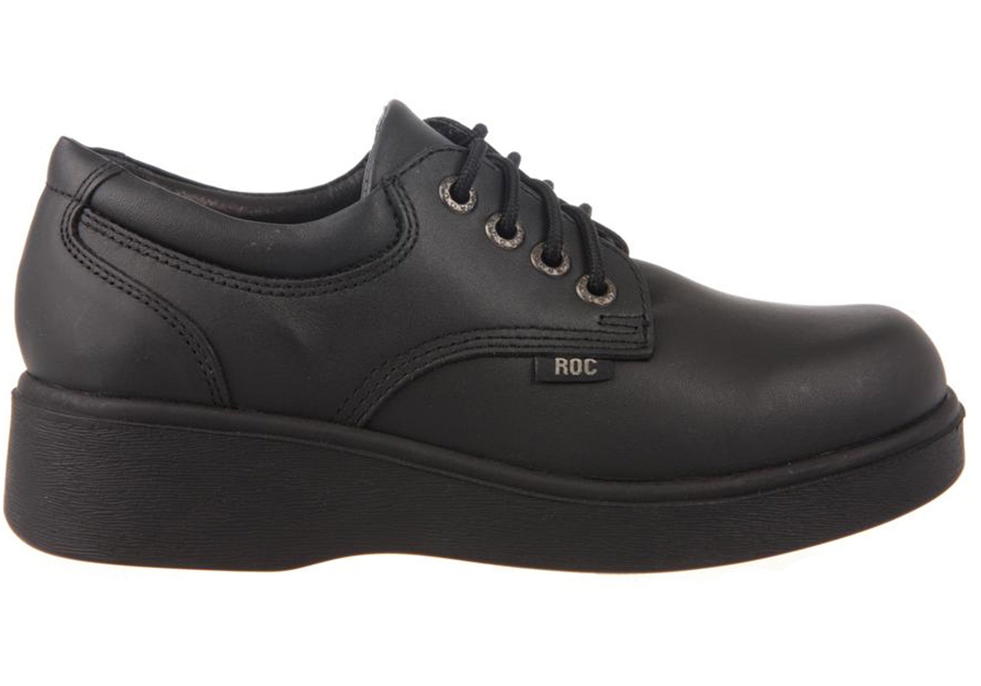 Roc Scary Senior Womens/Older Girls Platform Leather School Shoes