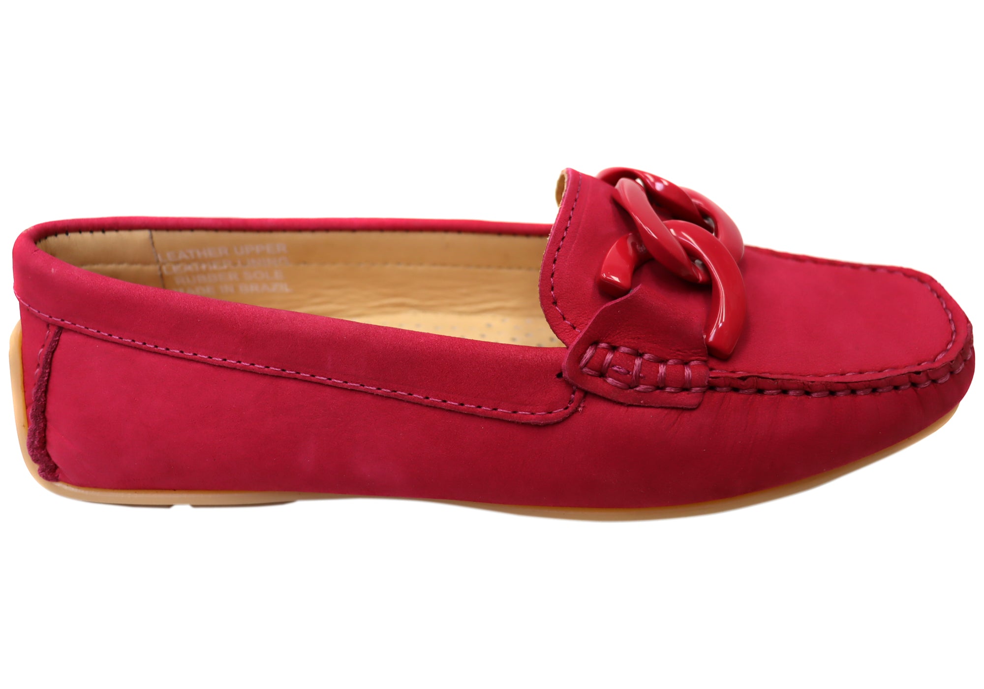 Ladies red hotsell loafers