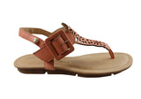 Bottero Georgia Womens Comfortable Leather Sandals Made In Brazil