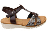 Lola Canales Salli Womens Comfortable Leather Sandals Made In Spain