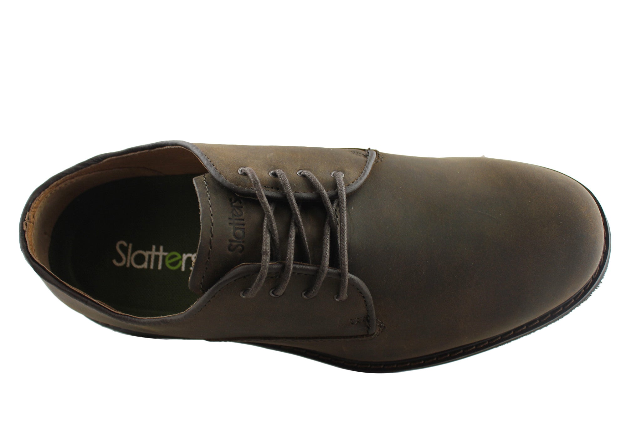 Slatters Telfast Mens Comfortable Leather Lace Up Shoes