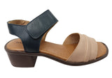 Balatore Laura Womens Comfortable Brazilian Leather Low Heel Sandals