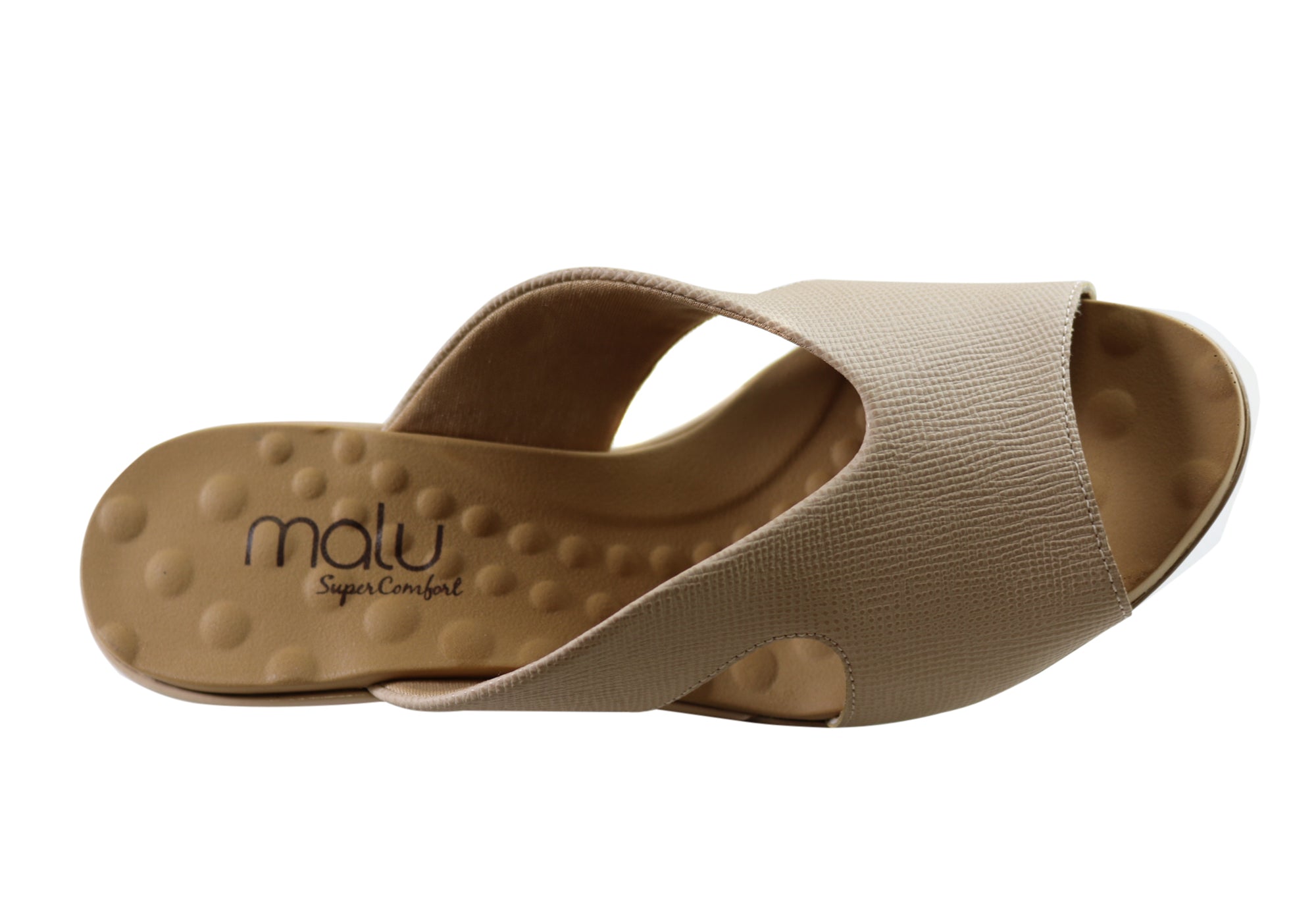Malu Supercomfort Emerson Womens Comfort Wedge Slides Made In Brazil