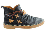 Orizonte Kristine Womens European Comfortable Leather Ankle Boots