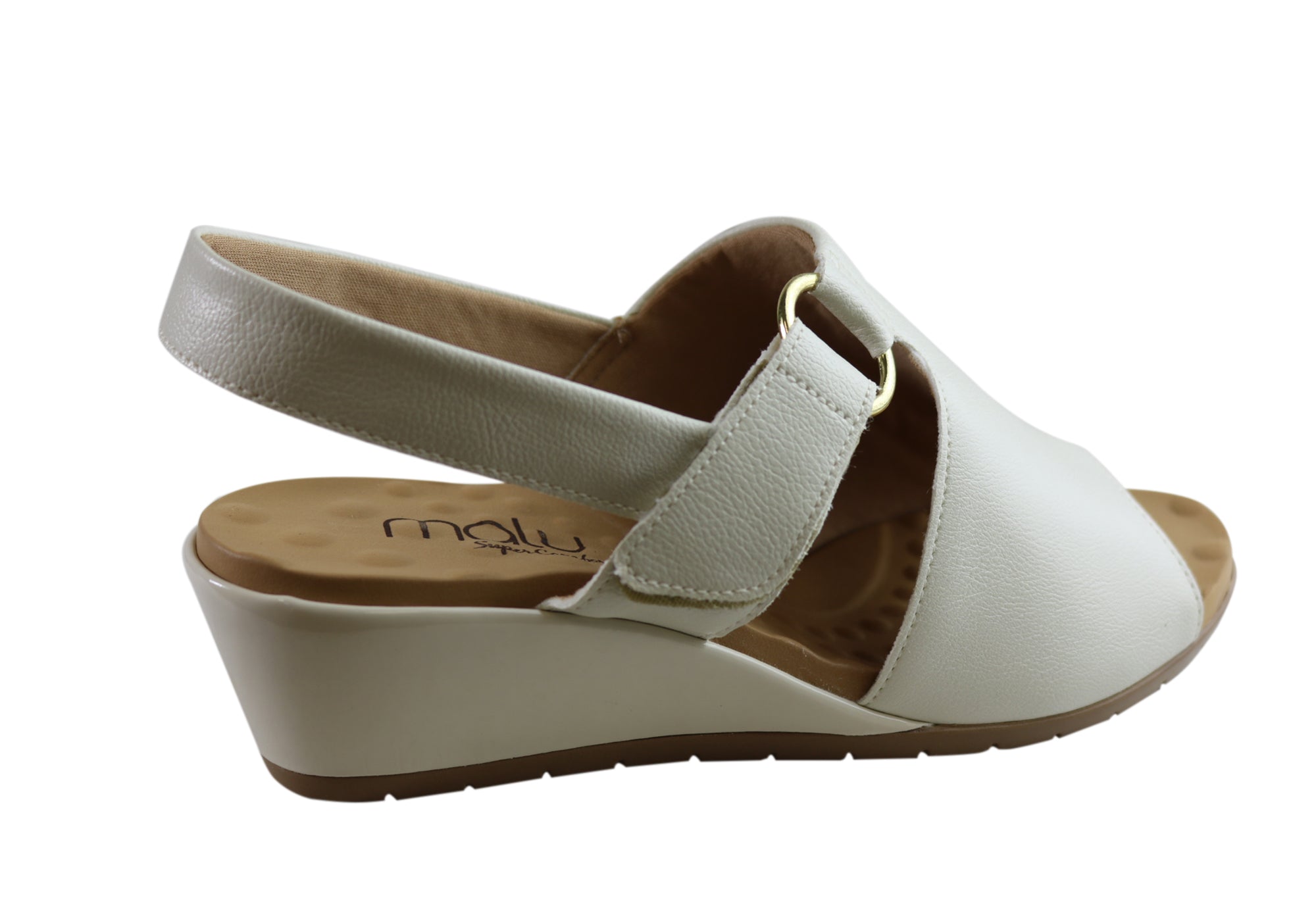 Malu Supercomfort Elora Womens Comfort Wedge Sandals Made In Brazil