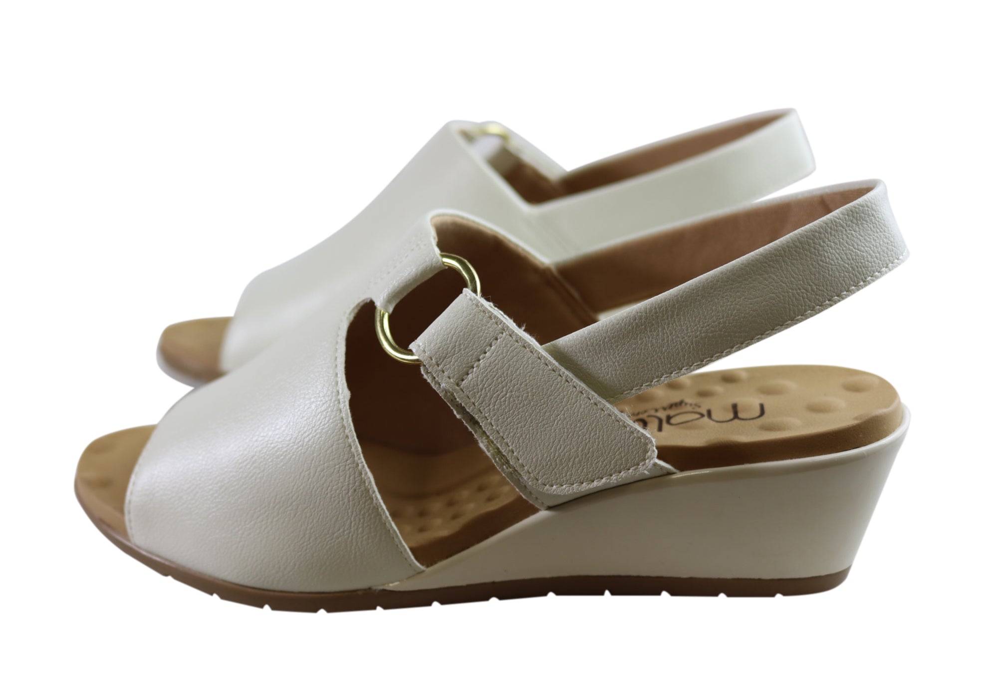 Malu Supercomfort Elora Womens Comfort Wedge Sandals Made In Brazil