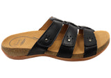 Scholl Orthaheel Andrea Womens Comfortable Supportive Slides Sandals