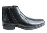 Savelli Aston Mens Comfortable Leather Dress Boots Made In Brazil