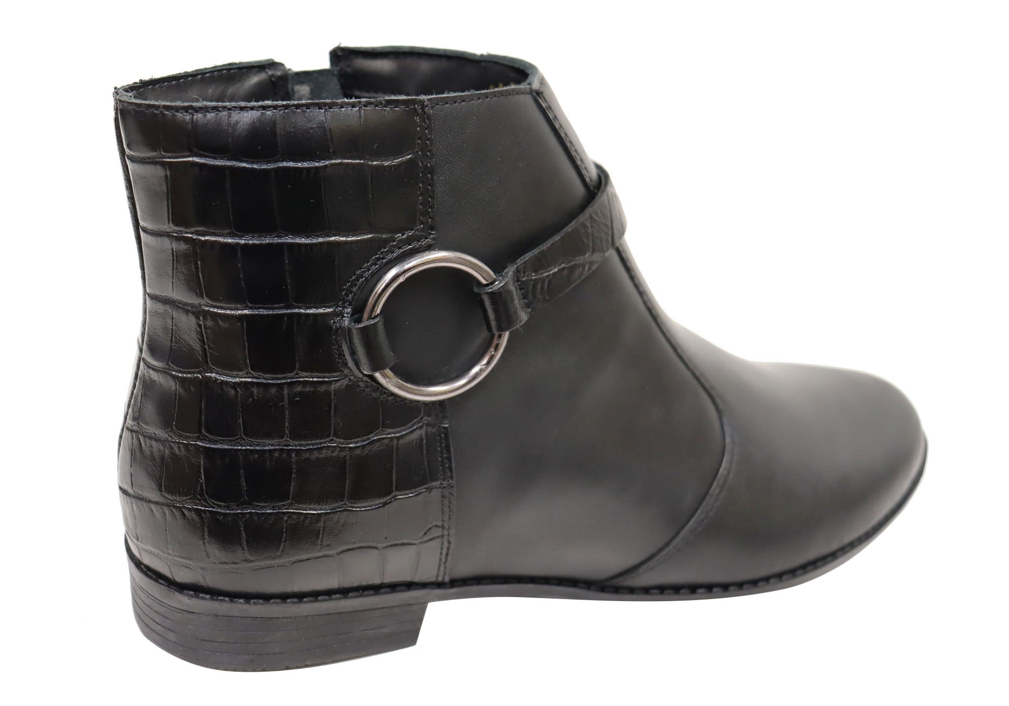 Via Paula Lin Womens Comfortable Brazilian Leather Ankle Boots