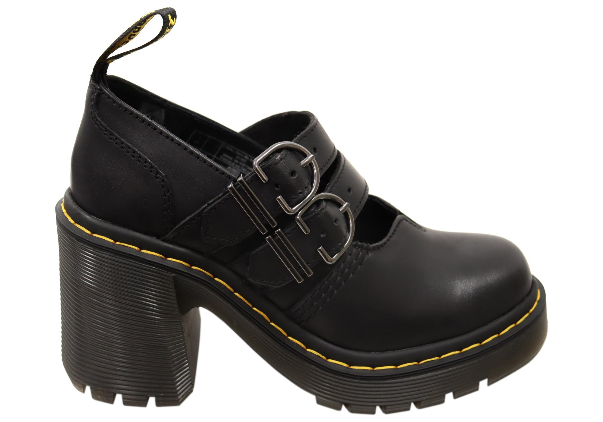 Dr Martens Womens Eviee Mary Jane Leather Heels – Brand House Direct