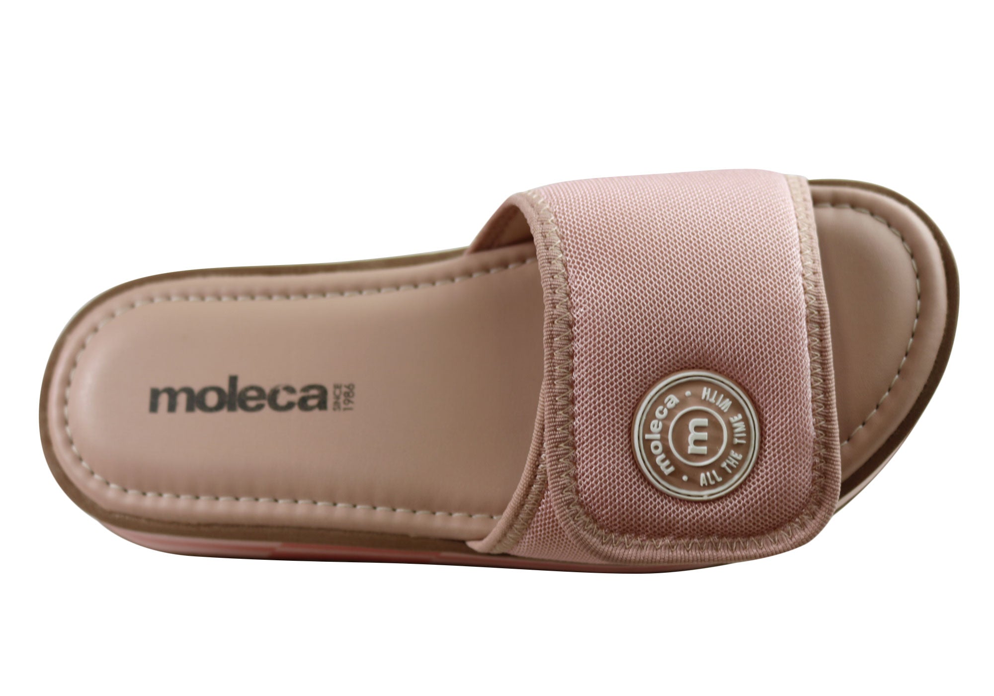 Moleca Kamero Womens Comfortable Slides Sandals Made In Brazil