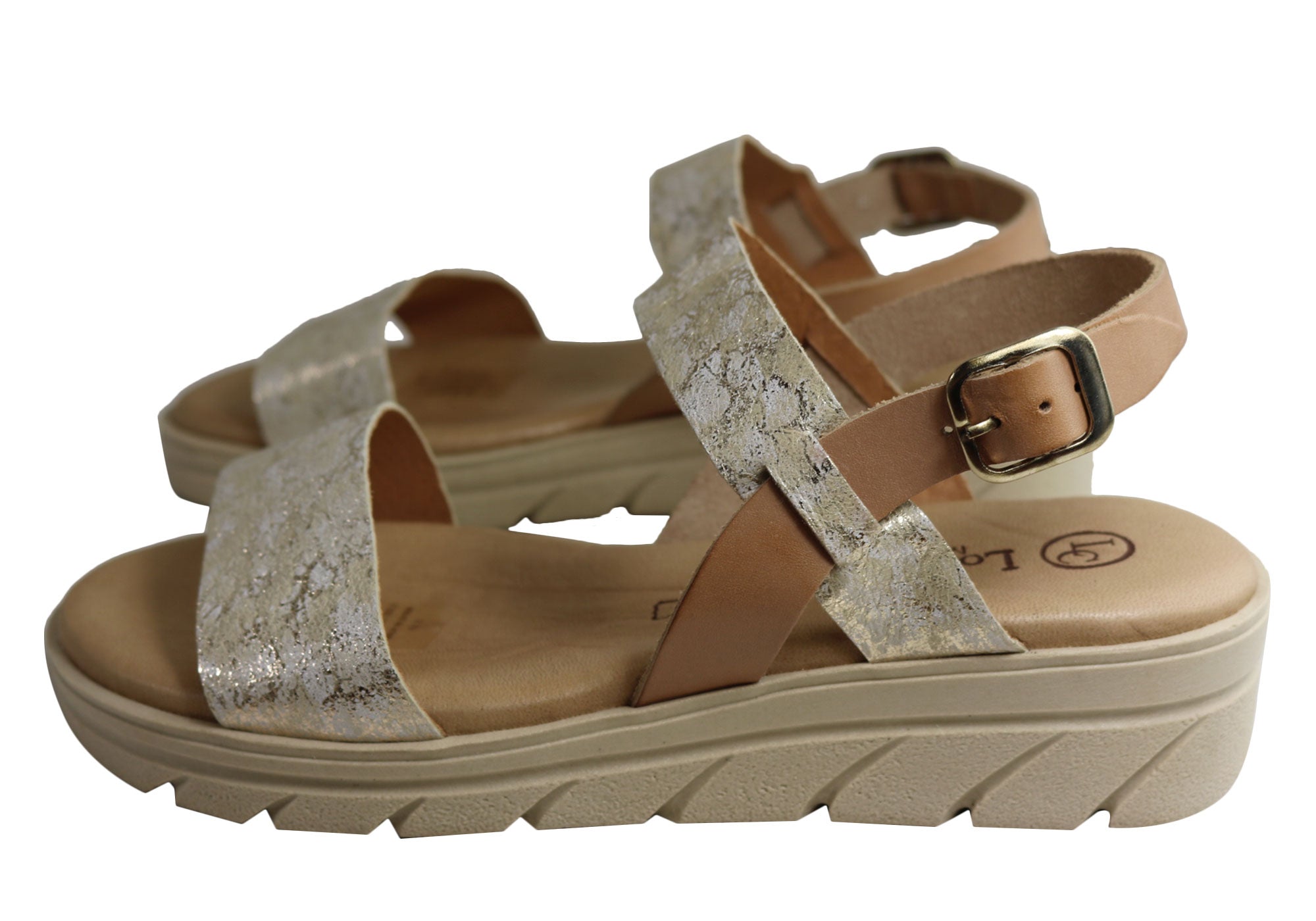 Lola Canales Anna Womens Comfortable Leather Sandals Made In Spain