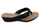 Campesi Caitlin Womens Comfortable Thongs Sandals Made In Brazil