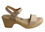 Lola Canales Amalie Womens Comfortable Leather Sandals Made In Spain