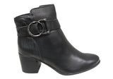 Bottero Beatrice Womens Comfortable Leather Ankle Boots Made In Brazil