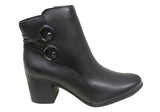 Bottero Ariela Womens Comfortable Leather Ankle Boots Made In Brazil
