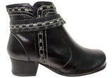 J Gean Bettie Womens Comfortable Leather Ankle Boots Made In Brazil